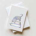 Blauwe Kattenkaart | Blauwe Rus & Britse Korthaar | Studio Springer - book lover