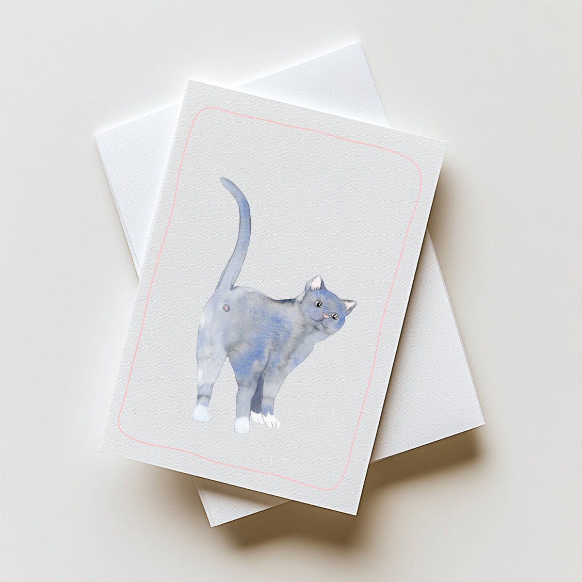 Blauwe Kattenkaart | Blauwe Rus & Britse Korthaar | Studio Springer - fart