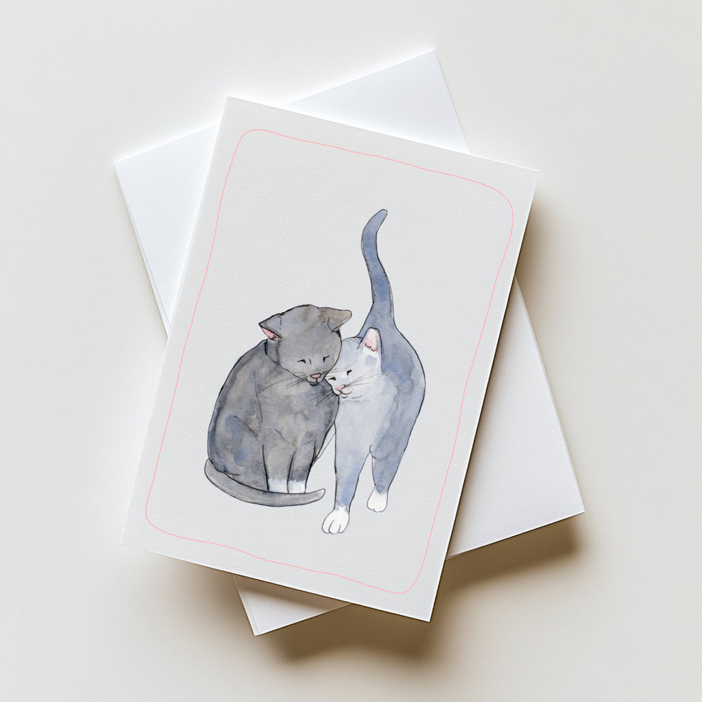Blauwe Kattenkaart | Blauwe Rus & Britse Korthaar | Studio Springer - friends