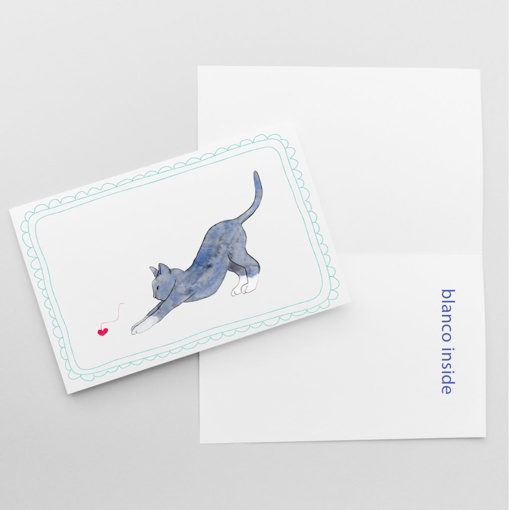 Blauwe Kattenkaart | Blauwe Rus & Britse Korthaar | Studio Springer - play