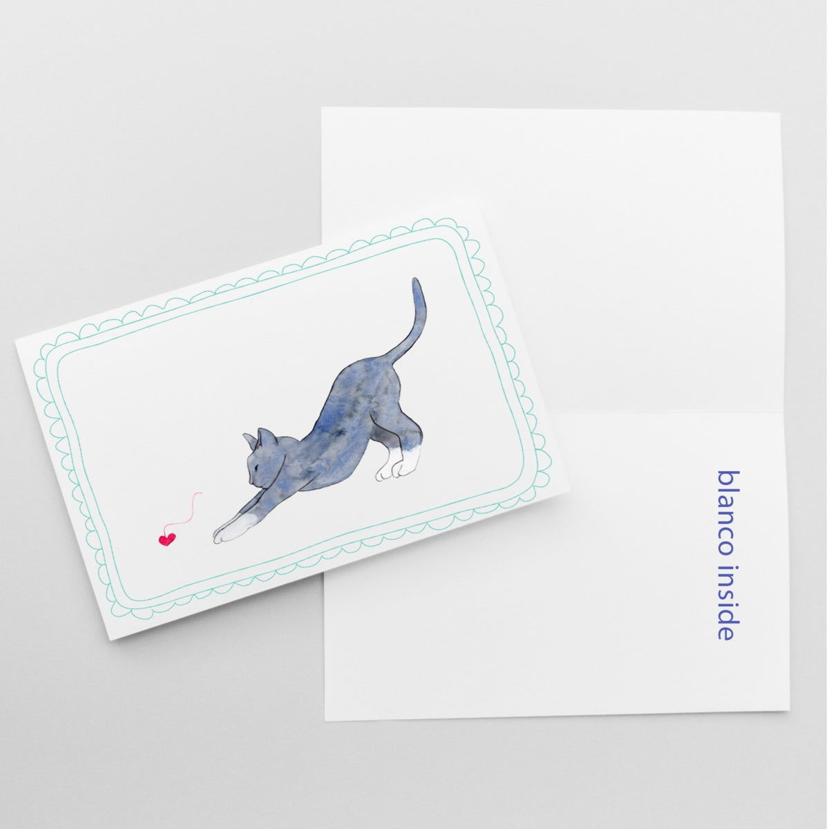 Blauwe Kattenkaart | Blauwe Rus & Britse Korthaar | Studio Springer - play