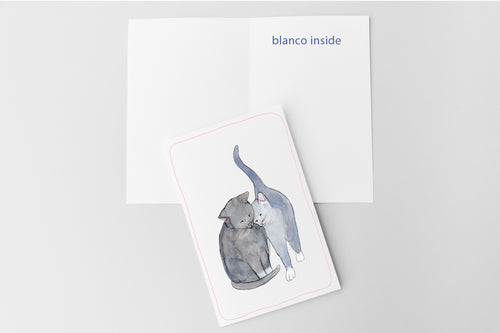 Blauwe Kattenkaart | Blauwe Rus & Britse Korthaar | Studio Springer - friends