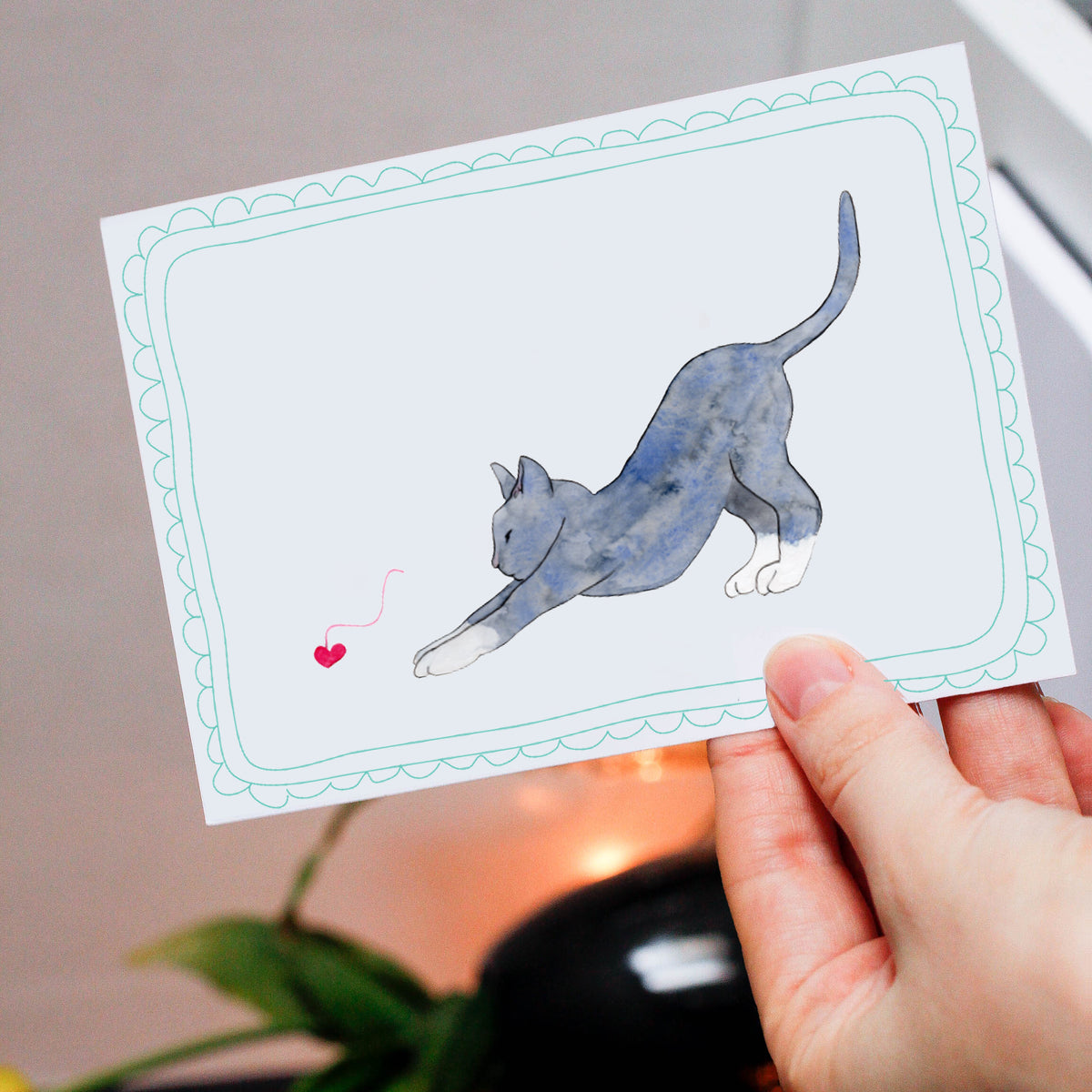 Blauwe Kattenkaart | Blauwe Rus & Britse Korthaar | Studio Springer - play